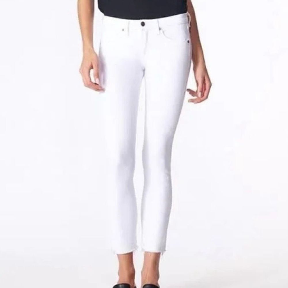 Veronica Beard Brooke 8.5” Skinny White Jeans Size 27